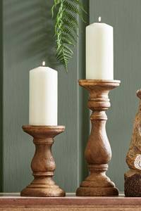 Bougeoir en bois décoratif de taille multiple avec un travail manuel de qualité supérieure pour améliorer la décoration intérieure de luxe avec un éclairage rustique - Product Image 6
