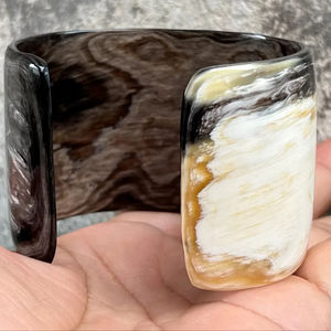 Buffalo Horn Natural Bangles <b>Bracelet</b> Crafting Buffalo Horn Hand Jewelry - Product Image 1