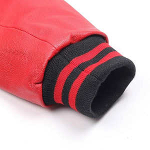 Veste universitaire en laine pour homme, col rond, personnalisable, vêtements de sport d'hiver, toile enduite avec fermeture à boutons en corne, vente chaude - Product Image 4