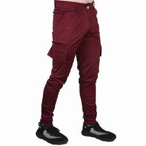 Pantalones cargo informales para hombre al por mayor pantalones transpirables de cintura media directos de fábrica precio asequible fabricante al por mayor - Product Image 1