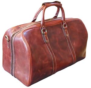 New Stylish Large Canvas Genuine Leather Duffle Bag with Reinforced Handles Sport Mesh for All Your Travel Needs - Product Image 4