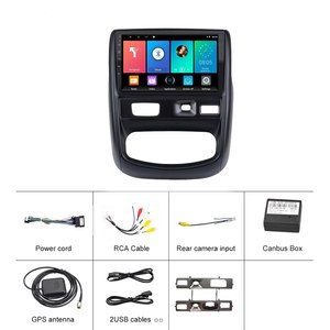 Đài Phát Thanh Xe Hơi Cho Renault Duster 1 2010 - 2015 Cho Nissan Terrano 2014 - 2020 Máy Nghe Nhạc Đa Phương Tiện Android Định Vị GPS - Product Image 5