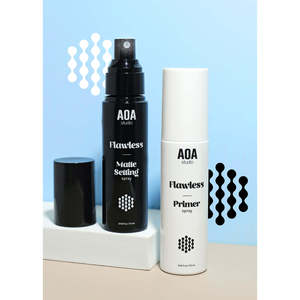 A3shop AOA Primer Impeccabile e Spray Fissante Opacizzante Controllo Oleosità Trucco Minerale con Finitura Naturale Spray Liquido Illuminante per il Viso - Product Image 2