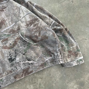 Sweat-shirts à capuche oversize en coton 500GSM à imprimé camouflage, sans cordon, lourds, streetwear, coupe ample, sweat-shirts à capuche camouflage - Product Image 4