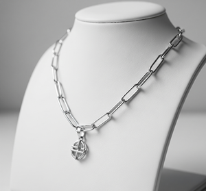 Collar de cadena de eslabones minimalista de tendencia Unisex con colgante de hoja 925 Plata oro rodio plateado uso diario regalo para mujer - Product Image 3