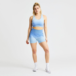 Women's High <b>Waist</b> Yoga Shorts Breathable Seamless Exercise Scrunch Biker Booty Sports Activewear Gym Shorts - Product Image 6