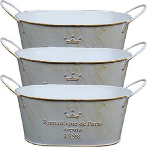 Macetas de flores de Metal hechas a mano con mango, para decoración del hogar y jardín - Product Image 5