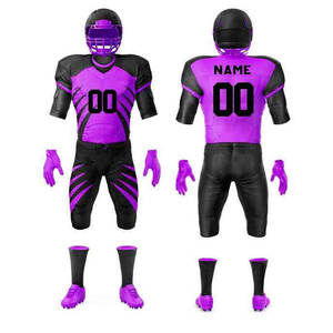 Tackle sarga diseño adulto poliéster sublimación desgaste juventud 7v7 personalizado americano uniforme fútbol ropa deportiva - Product Image 5