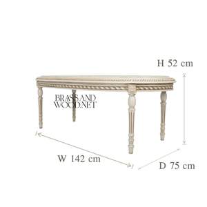 Table basse ovale de luxe avec plateau en marbre, pieds sculptés élégants, design classique pour salon, décoration intérieure et mobilier d'angle de séjour - Product Image 4