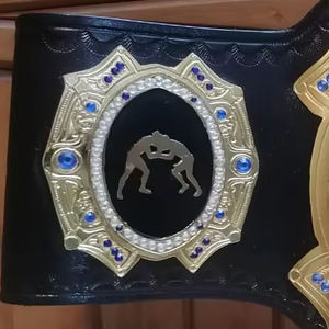 ¡CINTURÓN DE CAMPEÓN PERSONALIZADO! Cinturón de Campeonato de Lucha Libre NEW WORLD CEWE 2025 - Product Image 3