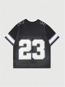 Personalizada Unisex Adulto Deportes Moda Streetwear Jersey Retro Fútbol Americano Fútbol Malla con cuello en V con tamaño OEM para los hombres Desgaste - Product Image 2