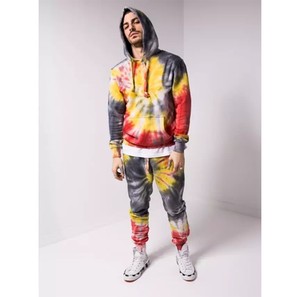 Wholesale High Quality Men's Plus Hoodie Tracksuits Set XL Fitness Breathable Custom Logo Training Jogging Suits Sublimation - Product Image 3