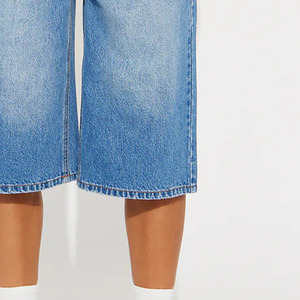 กางเกงขาสั้นผ้ายีนส์เอวสูงกางเกงขาสั้นผู้หญิงเอวสูง2025ฟอกซีดซีดจางแบบลำลองแฟชั่นใหม่สำหรับฤดูร้อน - Product Image 6