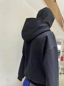 Sweat à capuche Balaclava en tricot polyester/coton imprimé surdimensionné de haute qualité, style streetwear hip-hop d'hiver, personnalisé, OEM - Product Image 4