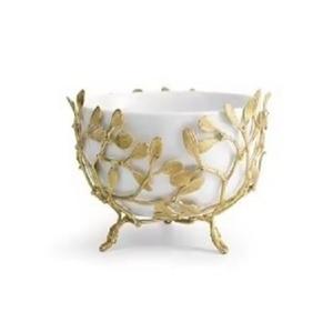 Nuevos cuencos de metal colgantes ecológicos con base de rama de árbol recubierta de polvo blanco/plateado para uso en Mesa - Product Image 1