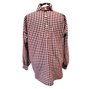 Camisa de la Época Civil, Ropa Tradicional de Algodón Estadounidense, Camisa de Reproducción Auténtica de la Época Civil Estadounidense, Estilo de los Años 1860 - Product Image 1