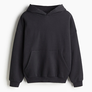 Street Wear Men's Casual Oversized 100% Cotton <b>Plain</b> Hoodie Custom Logo Printed Hip Hop Streetwear Drop Shoulder OEM Style <b>Hoody</b> - Product Image 1