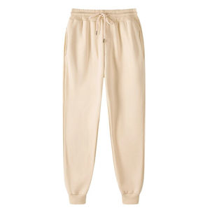 Pantalones deportivos de lana lisos para hombre, pantalones de chándal con cintura elástica holgados, pantalones informales Unisex, ropa atlética bordada - Product Image 5