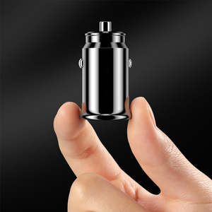 Profitez de l'adaptateur de chargeur de voiture noir 2 ports USB 5V/2.4A pour la connexion de prise de véhicule 12-24V chargeur multifonction allume-cigare - Product Image 5