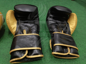 Gants de boxe en cuir avec poignées pour une performance accrue et une protection des mains, conçus pour les hommes, les femmes et les jeunes pour l'entraînement - Product Image 6