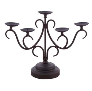 Fait à la main, nouveau Design de Stand de bougies décoratives en fer, fabricant et exportation de l'inde. - Product Image 1