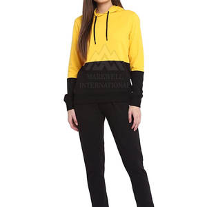 Algodón Poliéster Venta al por mayor Mujeres Chándales Secado rápido Chándales Manga larga Mujeres Chándales - Product Image 1