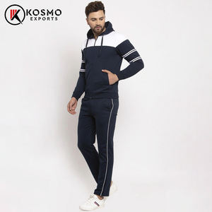 Custom Made <b>Men's</b> High Quality Breathable Windproof Fleece Sweatsuit Zipper <b>Cargo</b> Track <b>Jacket</b> Set Winter Running Plus Size - Product Image 4