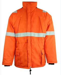 Manteau d'extérieur d'hiver respirant et coupe-vent résistant pour hommes, col haut, imperméable, vêtements de travail, veste avec col montant, tissu en toile - Product Image 2