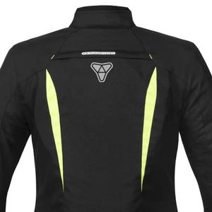 Vestes d'été pour hommes homologuées CE Moto Racing Imperméables, chaudes et anti-chute, col montant avec quatre motifs respirants sur le devant. - Product Image 3