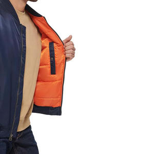 Nouvelle arrivée de veste d'hiver à fermeture éclair universitaire de baseball de style décontracté pour hommes Vestes pour hommes à bas prix avec broderie et logo personnalisé - Product Image 6