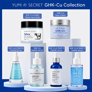 Suero Facial Multifunción 5 en 1 OEM, Niacinamida, SNAP-8, Péptido de Cobre Azul GHK-Cu, Suero Reparador Antienvejecimiento - Product Image 5
