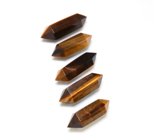 Meilleure qualité Offre Spéciale oeil naturel Double Point terminé pierre précieuse Double Point en gros énergie esprit cristal Point - Product Image 3