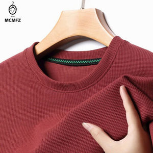Ntroducing <span class=keywords><strong>la</strong></span> nuova squisita estate Waffle girocollo a maniche corte t-shirt, una lussuosa aggiunta agli uomini a maniche corte - Product Image 6