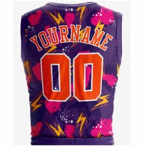 Maillot de basket-ball personnalisé pour hommes, coupe automatisée réversible double face à séchage rapide, uniforme de vêtements de sport sans manches de service OEM - Product Image 5