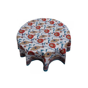 Mantel de Fiesta Floral Jacquard de Venta Caliente, Estampado a Mano, 100% Algodón, 20 Hojas, 275 cm - Product Image 1