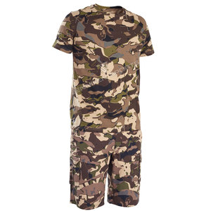 T-shirt pour homme en coton 100% à col rond, personnalisé avec logo de marque, imprimé camouflage, séchage rapide, respirant, grande taille, vente en gros - Product Image 2