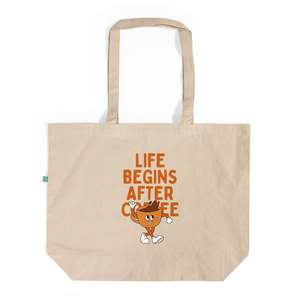 Recycled Trader's Canvas Tote <b>Bags</b> <b>Medium</b> Organic Cotton Cartoon Letter Screen for Daily Use Gifts Customizable Your Logo-RC219 - Product Image 2