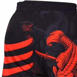 Short de combat MMA sublimé, design personnalisé, tissu léger, arts martiaux mixtes, entraînement, sparring, homme adulte, imprimé, lavé, extensible - Product Image 3