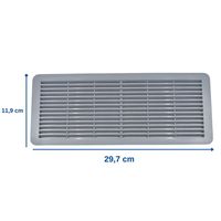Rejilla de cortina de techo solar para Mercedes Clase S (W140) -GRIS 2 piezas