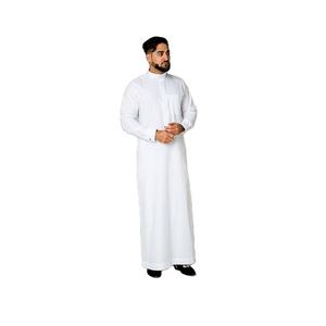 Thobe / Thawb Saudí, Ropa Islámica para Hombre, Algodón Elegante, Largo hasta el Suelo, Tallas y Colores Personalizados Disponibles - Product Image 2