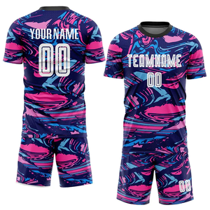 Uniforme de football d'équipe pour garçons et filles, kit de football sublimé respirant, maillot d'entraînement sportif personnalisé en polyester - Product Image 5