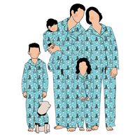 Großhandel benutzer definierte lustige Druck passende Familien kleidung Urlaub Weihnachten Pyjamas für Frauen Set
