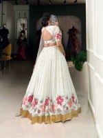 TENNECY – Robe longue blanche en georgette brodée, extensible, à revers, longueur cheville, protection solaire, séchage rapide, pour fêtes et mariages