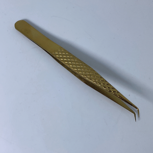 Pince à épiler faux cils pince à épiler personnalisée fournitures d'extension de cils pince à épiler à pointe de fibre - Product Image 5