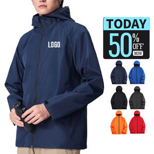 Veste polaire unisexe tendance tactique à fermeture éclair intégrale, chaude pour l'hiver, avec capuche, pour la randonnée en extérieur, avec poches zippées, pour homme - Product Image 6