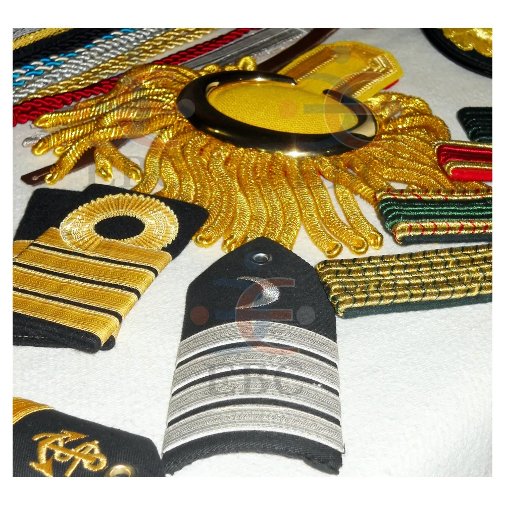 OEM Accesorios para uniformes ceremoniales Fabricantes de accesorios para uniformes Vestido de desfile Suministros de accesorios para uniformes