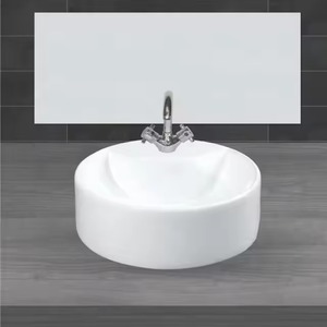 Cheap Price Classic Modern Design Above Matt Golden Wash Ceramic Counter Top Rectangular Lavabo Art Tabletop Basin Bathroom <b>Sink</b> - Product Image 6