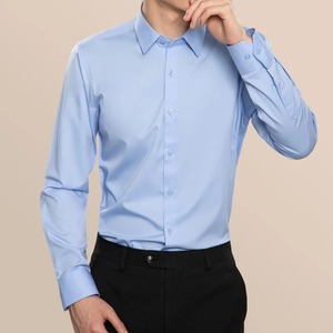 เสื้อ100% ลำลองผ้าฝ้ายออร์แกนิกสำหรับผู้ชายเสื้อระบายอากาศได้ดีดีไซน์ทันสมัย - Product Image 1