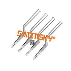 Pinzas para tumores Satinsky SAMII 23 CM, instrumentos de microcirugía de acero inoxidable, manuales, con certificación CE, alta calidad, color plateado - Product Image 5