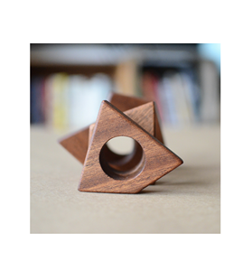 Servilletero de madera de Acacia decorativo para mesa de granja, diseño de acabado atractivo, servilletero de madera - Product Image 6